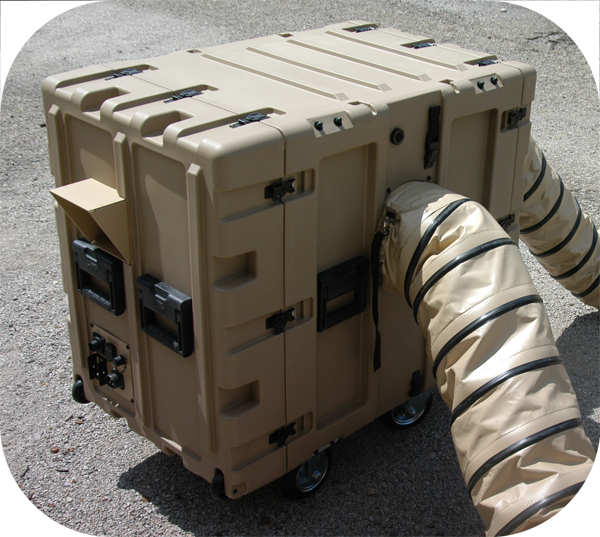 Tactical ECU provides hours of cooling in a portable rugged case.
